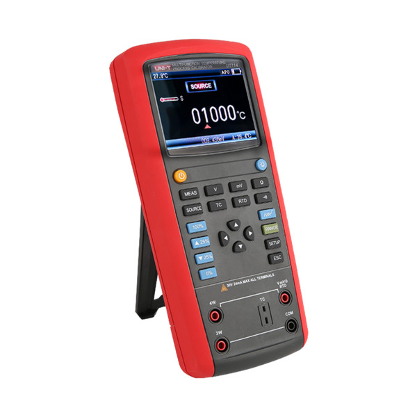 UNI-TREND UT714 Calibrador de proceso de temperatura - Display LCD de hasta 2000 cuentas - Realiza medidas de termopares y RTDs (1)