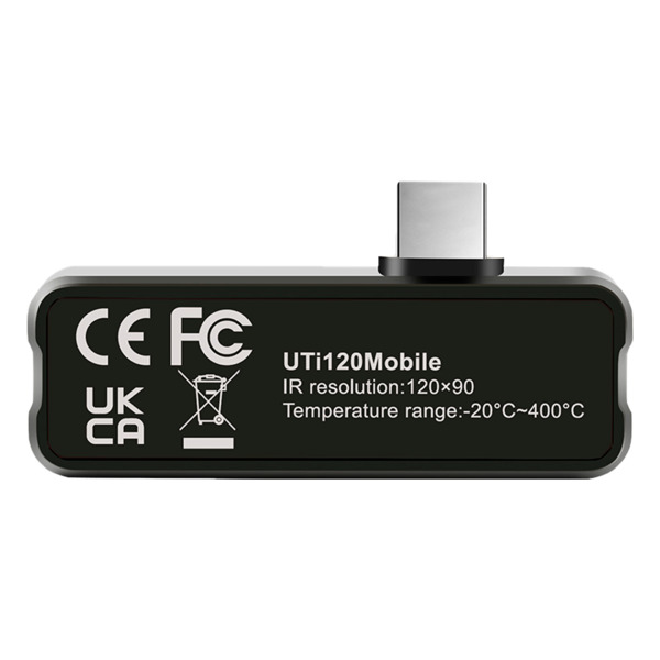 UNI-TREND UTI12MOBILE Cámara termica portátil para smartphone - Medición de temperaturaen tiempo real - Resolución térmica 120x9 (1)