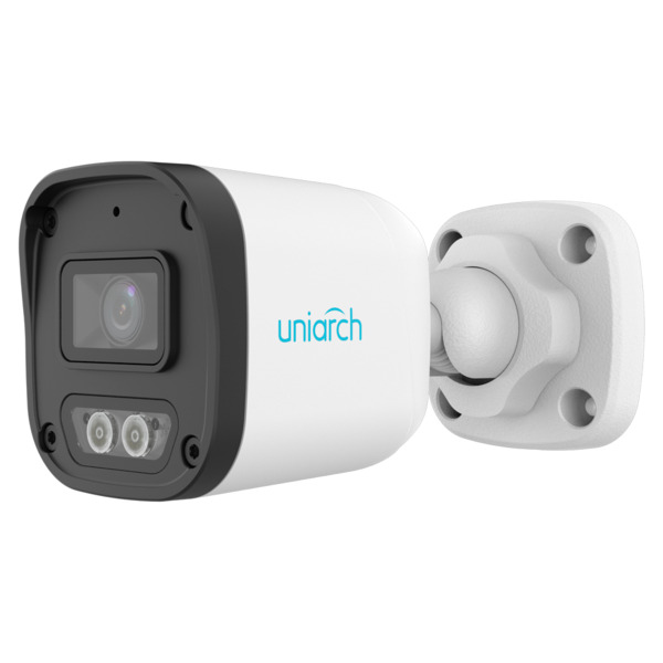 UNIARCH UV-IPC-B132-AF28-DL-ECO Cámara Bullet IP Uniview-Uniarch - 2 MP | Lente 2.8 mm - IR 30 m | DWRD - Iluminación dual | De
