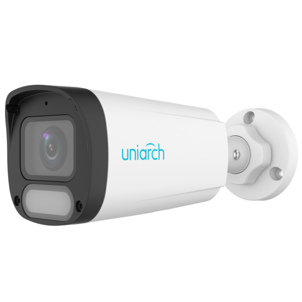 UNIARCH UV-IPC-B242-ADF28K-WP Cámara IP Bullet | Uniarch - 2 MP | Lente 2.8 mm | microSD 512 GB - Luz blanca 30 m | WDR 120 dB -