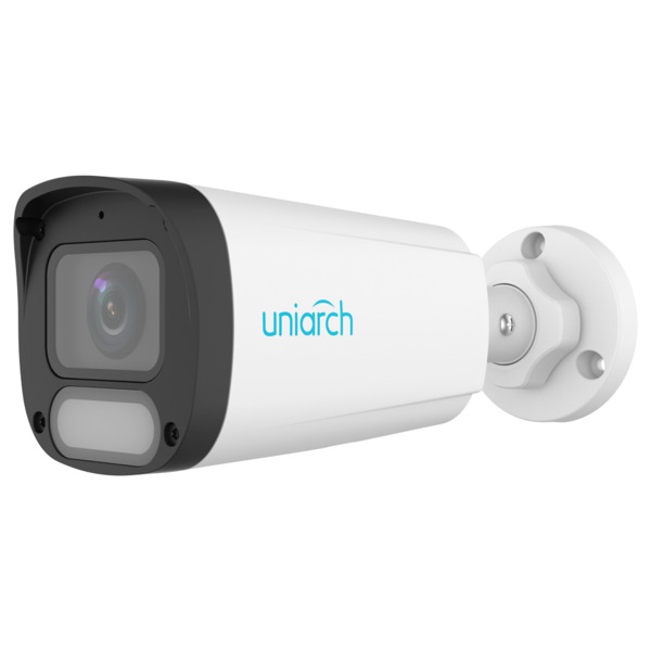 UNIARCH UV-IPC-B244-ADF40K-WP Cámara IP Bullet | Uniarch - 4 MP | Lente 4 mm | microSD 512 GB - Luz blanca 30 m | WDR 120 dB - C