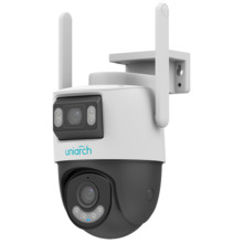 UNIARCH UV-UHO-P2S-M55F34 Cámara IP WiFi Uniarch | 5MP - Doble lente 2.8 mm panorámica y 4 mm PTZ  - IR 30m | Luz blanca 30 m |