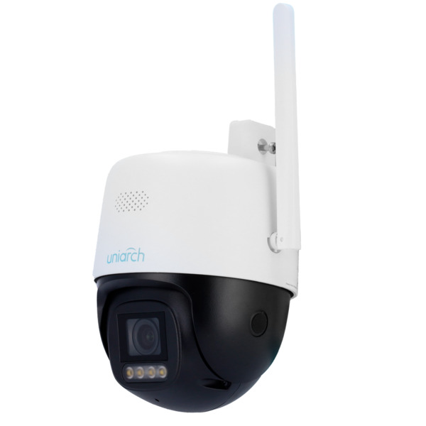 UNIARCH UV-UHO-P3C-M5F4 Cámara IP PT WiFi | Uniarch - 5 MP | Lente 4 mm | microSD 512 GB - Luz blanca 30 m | WDR 120 dB  - Color