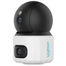 UNIARCH UV-UHO-S3S-M55F36D Cámara IP Uniarch Doble lente - 5 MP | Lente 2.8 mm | IR 10 m - 5 MP | Lente 6 mm | Luz blanca 10 m -