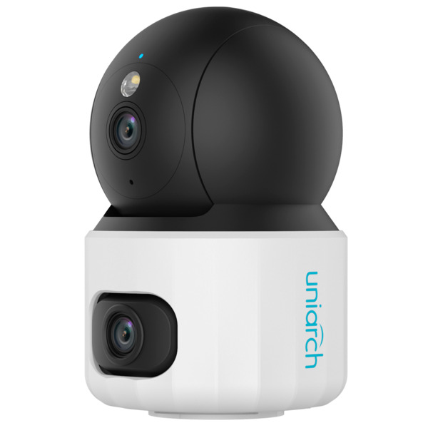 UNIARCH UV-UHO-S3S-M55F36D Cámara IP Uniarch Doble lente - 5 MP | Lente 2.8 mm | IR 10 m - 5 MP | Lente 6 mm | Luz blanca 10 m -