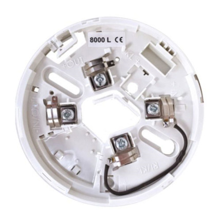 Comprar UNIPOS DB8000L Base con resistencia Unipos. Hace compatible el detector unipos en cualquier central