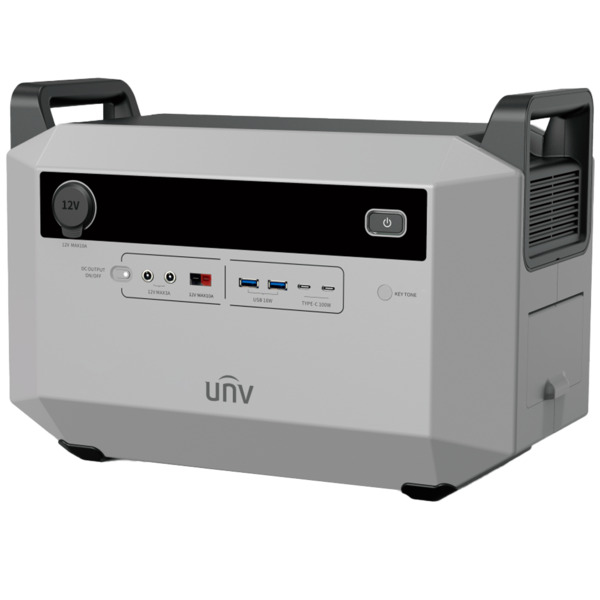 UNIVIEW UV-ES-E1000-A2-EU-BATTERY-1000W Batería portátil - Capacidad 988Wh - Potencia salida 1000W max | Litio - Salidas multi
