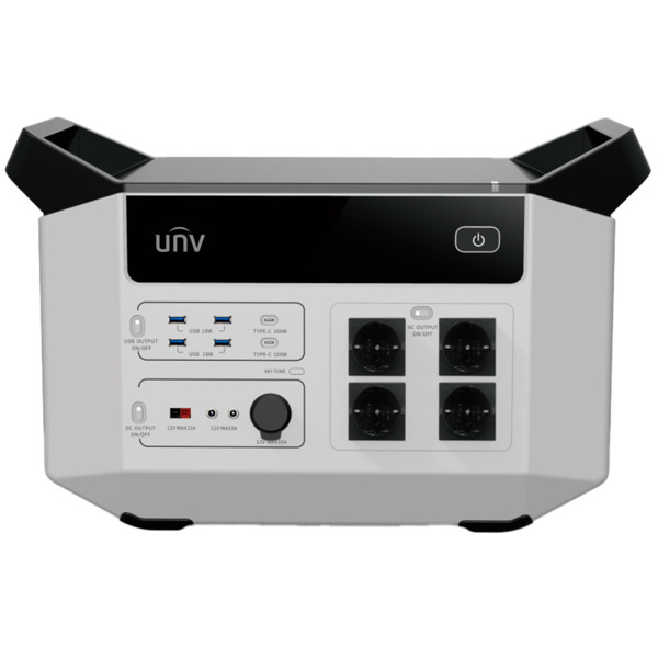 UNIVIEW UV-ES-E2000-A2-EU-BATTERY-2000W Batería portátil  - Capacidad 1872Wh - Potencia salida 2000W max | Litio - Salidas multi (3)