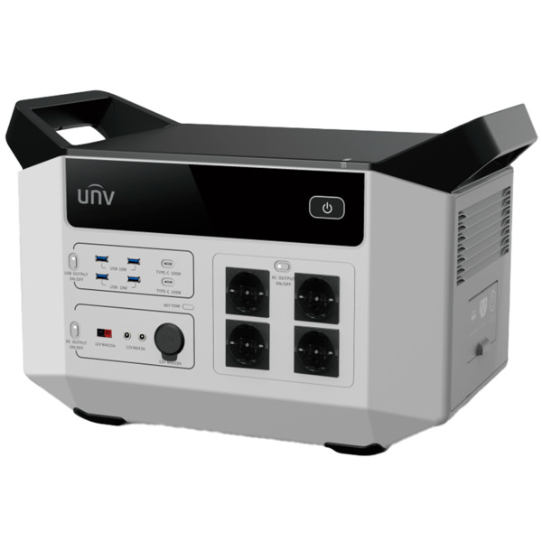 UNIVIEW UV-ES-E2000-A2-EU-BATTERY-2000W Batería portátil  - Capacidad 1872Wh - Potencia salida 2000W max | Litio - Salidas multi