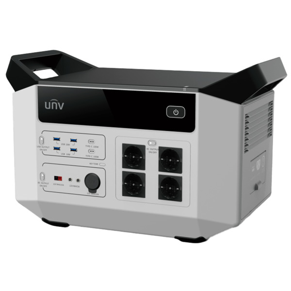 UNIVIEW UV-ES-E2500-A2-EU-BATTERY-2500W Batería portátil  - Capacidad 2496Wh - Potencia salida 2500W max | Litio - Salidas multi