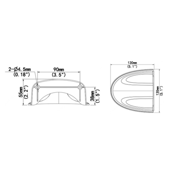 UNIVIEW UV-HS-205S Soporte de pared - Para cámaras domo - Apto para uso en exterior - Color blanco (9)
