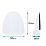 UNIVIEW UV-HS-207S Soporte de pared - Para cámaras IPC353X y IPC323X - Apto para uso en exterior - Color blanco (2)