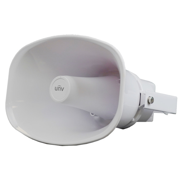 UNIVIEW UV-IPS302030-S Bocina a compresión Uniview 30 W - Soporta transmisión con NVR Uniview - Almacenamiento integrado - Sopor