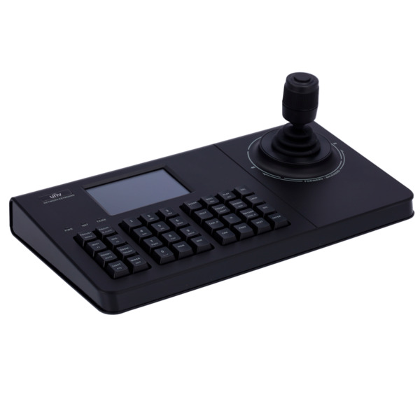 UNIVIEW UV-KB-1100-E Teclado IP Uniview - Doble interfaz: directo o red - Pantalla LCD 4" - Interfaz IP/RS-232/RS-485 - Joy (3)
