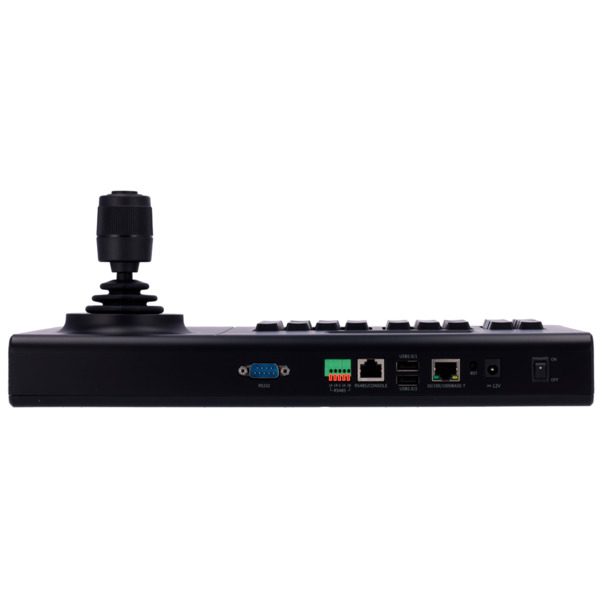 UNIVIEW UV-KB-1100-E Teclado IP Uniview - Doble interfaz: directo o red - Pantalla LCD 4" - Interfaz IP/RS-232/RS-485 - Joy (5)