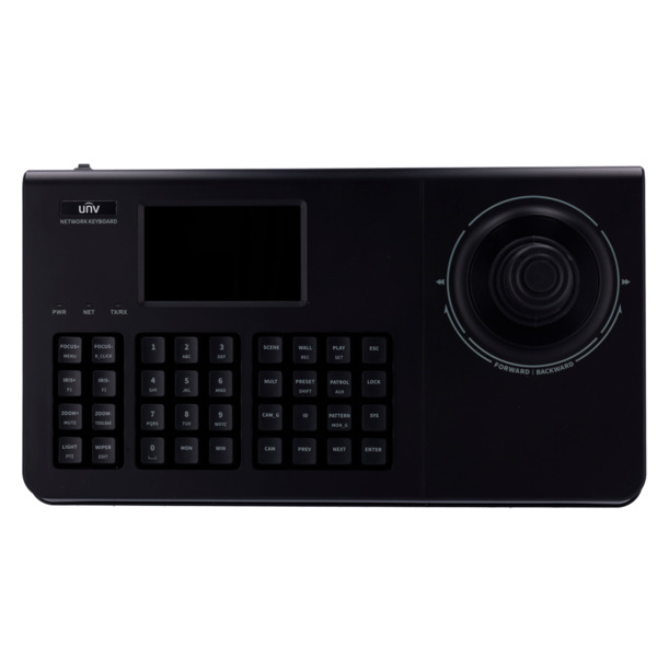 UNIVIEW UV-KB-1100-E Teclado IP Uniview - Doble interfaz: directo o red - Pantalla LCD 4" - Interfaz IP/RS-232/RS-485 - Joy (7)