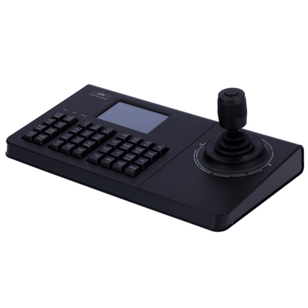 UNIVIEW UV-KB-1100-E Teclado IP Uniview - Doble interfaz: directo o red - Pantalla LCD 4" - Interfaz IP/RS-232/RS-485 - Joy