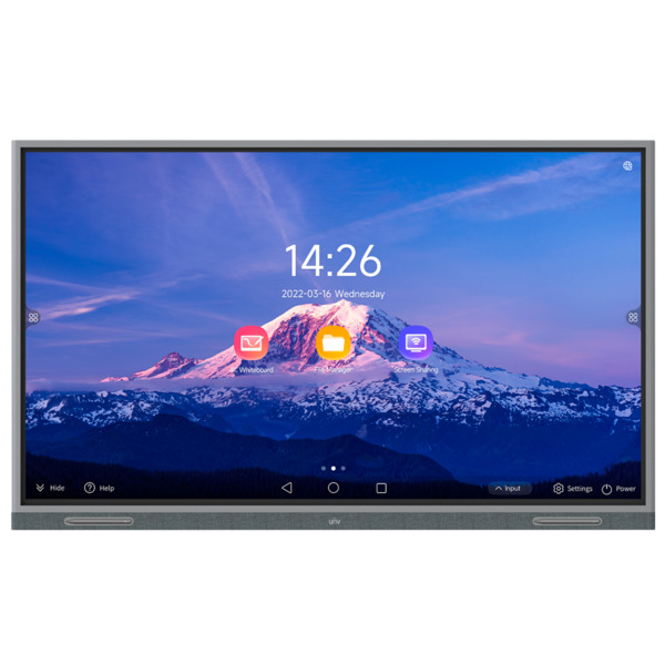 UNIVIEW UV-MW3575-U-S Uniview - Pantalla LED Interactiva 75&quot; - Resolución 4K - SO Android 8.0 - Pantalla táctil (1)