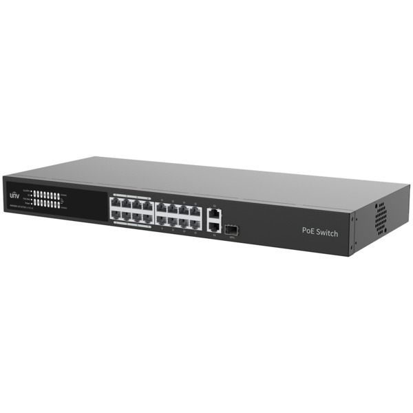 UNIVIEW UV-NSW3000-16T1GT1GC-LPOE-IN Uniview Switch PoE Cloud Gestionable - 16 PoE802.3af/at + 1 uplink RJ45 +1 uplink Combo - 1 (3)