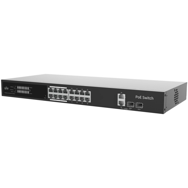 UNIVIEW UV-NSW3000-17GT1GP1GC-LPOE-IN Uniview Switch PoE Cloud Gestionable Capa 2 - 16 PoE802.3af/at + 2 uplink RJ45 + 2 SFP - 1 (3)
