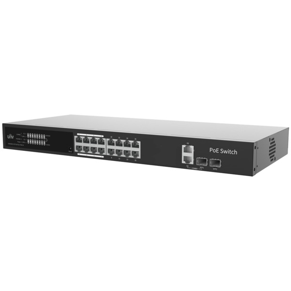 UNIVIEW UV-NSW3000-17GT1GP1GC-POE-IN Uniview Switch PoE Cloud Gestionable Capa 2 - 16 PoE802.3af/at + 2 uplink RJ45 + 2 SFP - 16 (3)