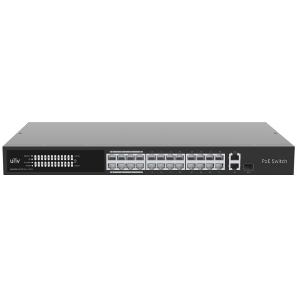 UNIVIEW UV-NSW3000-24T1GT1GC-LPOE-IN Uniview Switch PoE Cloud Gestionable - 24 PoE802.3af/at + 1 uplink RJ45 +1 uplink Combo - 2