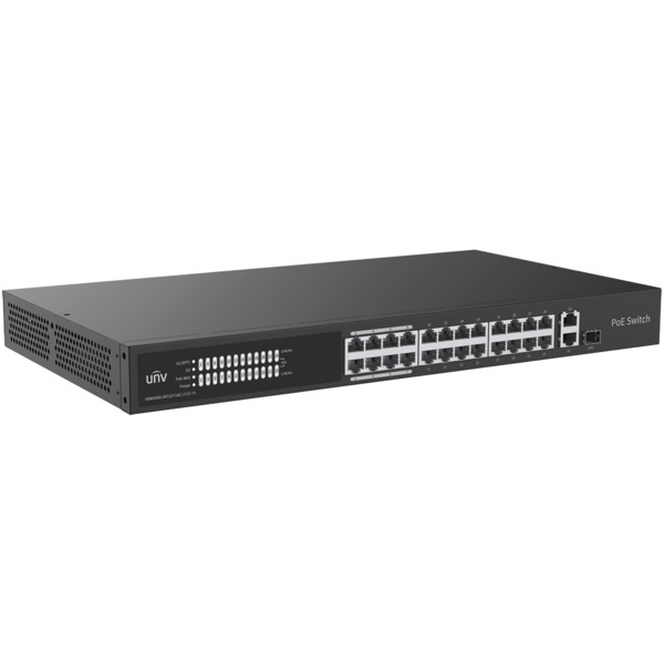 UNIVIEW UV-NSW3000-24T1GT1GC-LPOE-IN Uniview Switch PoE Cloud Gestionable Capa 2 - 24 PoE802.3af/at + 1 uplink RJ45 +1 uplink Co (1)
