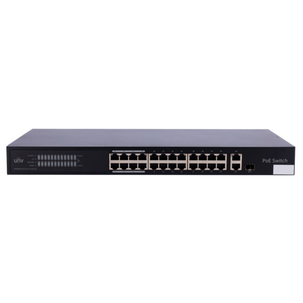 UNIVIEW UV-NSW3000-24T1GT1GC-POE-IN Uniview Switch PoE Cloud Gestionable - 24 PoE802.3af/at + 1 uplink RJ45 +1 uplink Combo - 24 (1)