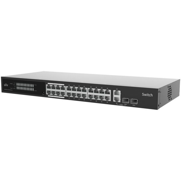 UNIVIEW UV-NSW3000-25GT1GP1GC-IN Uniview Switch PoE Cloud Gestionable - 24 RJ45 GE + 2 uplink RJ45 GE +2 SFP - VLAN/Port Isolati (3)