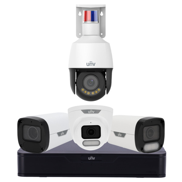 UNIVIEW UV-STARTERKIT-01 Kit de Videovigilancia Uniview - NVR 8CH PoE | AcuSearch | SIP | UMD - Bullet 4 MP Wise-ISP | SIP Lite