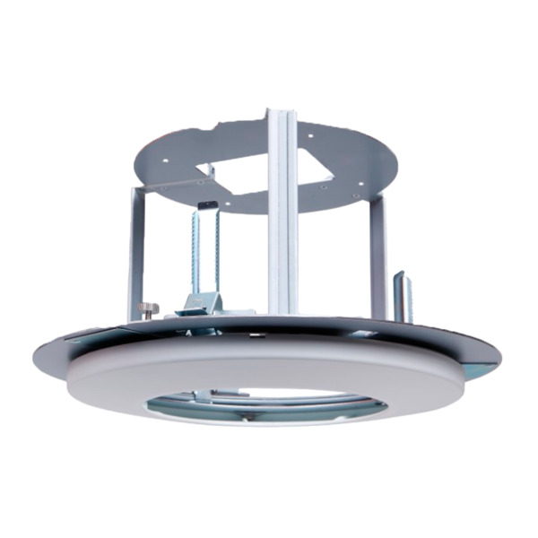 UNIVIEW UV-TR-FM200-IN Soporte encastrable - Para cámaras domo - Instalación en techo - Pasador de cables - Color blanco | 280 m