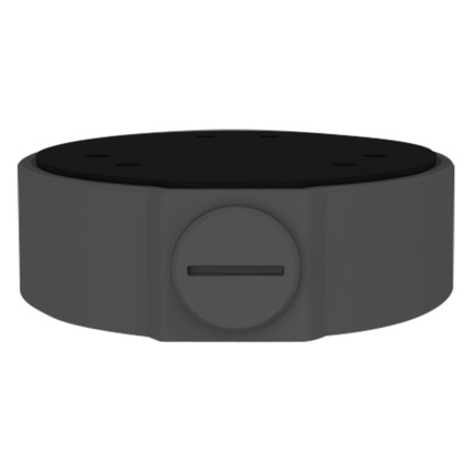 Comprar UNIVIEW UV-TR-JB03-H-IN-BLACK Caja de conexiones - Para cámaras domo - Apto para uso exterior - Instalación en techo o pared - Pasador de cables - Color negro | 36 mm (Al) x 126 mm (Ø)