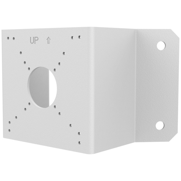 UNIVIEW UV-TR-UC08-C Soporte de esquina - Para cámaras Bullet y domo - Apto para uso en exterior - Color blanco - Pasador de cab