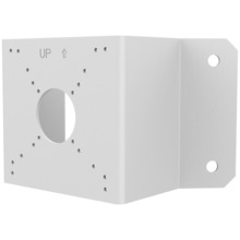 UNIVIEW UV-TR-UC08-C Soporte de esquina - Para cámaras Bullet y domo - Apto para uso en exterior - Color blanco - Pasador de cab