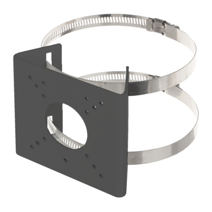 Comprar UNIVIEW UV-TR-UP06-B-IN-BLACK Soporte para mástiles - Para cámaras bullet - Apto para uso exterior - Rango diámetro 55~127 mm - Pasador de cables - Color negro | 99 mm (Al) x 90 (An) x 38 (Fo)