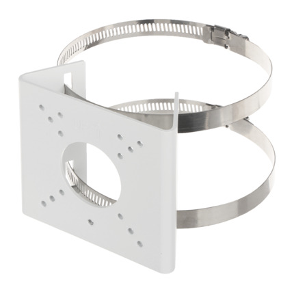 Comprar UNIVIEW UV-TR-UP06-B-IN Soporte para mástiles - Para cámaras bullet - Apto para uso exterior - Rango diámetro 55~127 mm - Color blanco| 99 mm (Al) x 90 (An) x 38 (Fo) - Pasador de cables