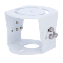 UNIVIEW UV-TR-UV06-C-IN Soporte de poste - Para cámaras 2D - Apto para uso exterior/ interior  - Color blanco - 117 x 101 x  83