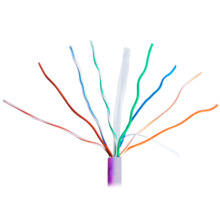 UNIVIEW UV-UTP6-300-BC24AWG-B2CA-R-V Uniview Cable UTP categoría 6 - Conductor OFC,100% cobre - Diámetro 24 AWG-0,53mm - Certifi