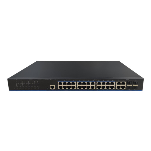 UTEPO UTP3328TS-PSB-L2 Switch PoE 24 puertos Gigabit + 4 Uplink Gigabit Combo (RJ45/SFP) 280W 802.3af/at 6KV Gestionable Layer2 (1)