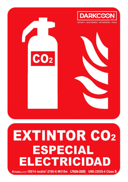 VALLEUNION VU-KIT-COMERCIO Kit extintores para comercio. Incluye extintor polvo ABC 6Kg + extintor CO2 2Kg + 3 señales (3)