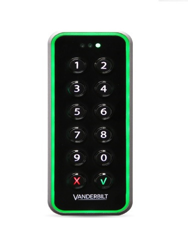 Vanderbilt VR50M-MF Lector de proximidad Mifare con teclado, wiegand/RS485