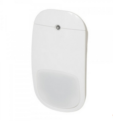 Comprar WPIR Detector PIR vía radio bidireccional 868 MHz de cuatro elementos, compatible con el sistema SPC. El dispositivo tiene un alcance de detección de 12 m