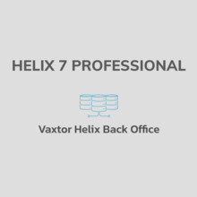 VAXTOR HELIX-H7-PRO Helix 7 Professional - Software de base de datos Back Office - hasta 50 cámaras