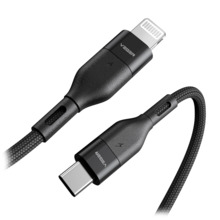 VEGER VG-CL01 Veger - Cable USB2.0 para portátiles - USB-C a Lightning - Cubierta de metal, Nylon trenzado  - Longitud 1.2m  - C