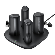 VEGER VG-W007 VEGER 4 power banks con base de carga - Capacidad 5000mAh / Power bank - Entradas POGO Pin, USB-C, Conector USB-C