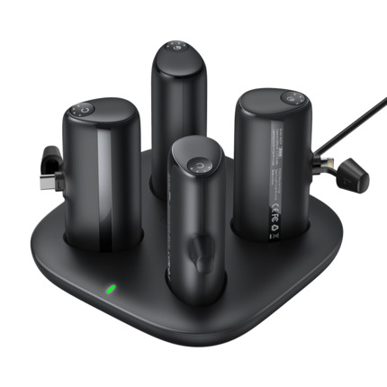 Comprar VEGER VG-W007 VEGER 4 power banks con base de carga - Capacidad 5000mAh / Power bank - Entradas POGO Pin, USB-C, Conector USB-C - Salidas 2 con Lightning, 2 con USB-C - Carga 4 Power banks a la vez - Carga rápida PD20W