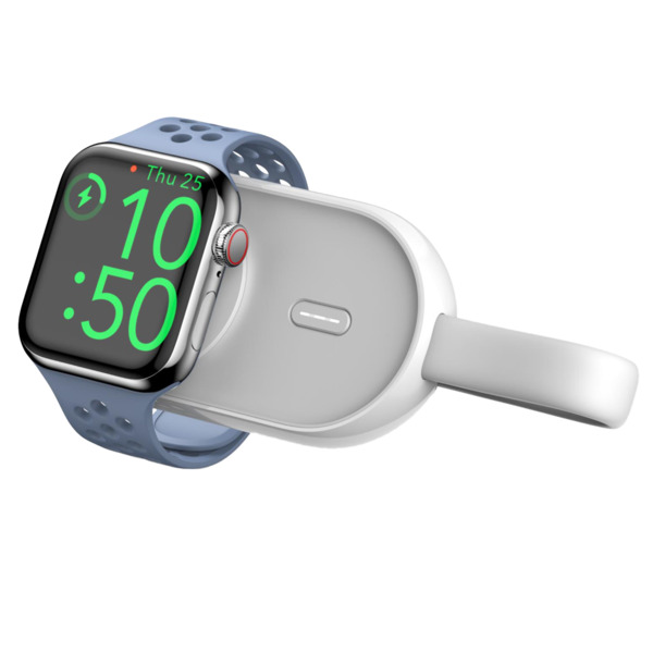 VEGER VG-W0102 VEGER Power bank inalámbrica con LEDs - Capacidad 1200mAh - Entrada USB-C - Salida Inalámbrica para AppleWatch - (3)