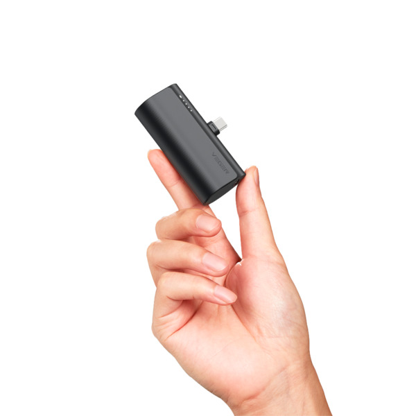 VEGER VG-W0556 VEGER Mini Power bank con LEDs  carga - Capacidad 5000mAh - Entrada USB-C, Conector USB-C - Salida Conector USB-C (1)