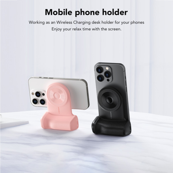 VEGER VG-W0569 VEGER Power bank magnética inalámbrica - Capacidad 5000mAh - Entrada USB-C - Salida inalámbrica - Soporte en posi (1)