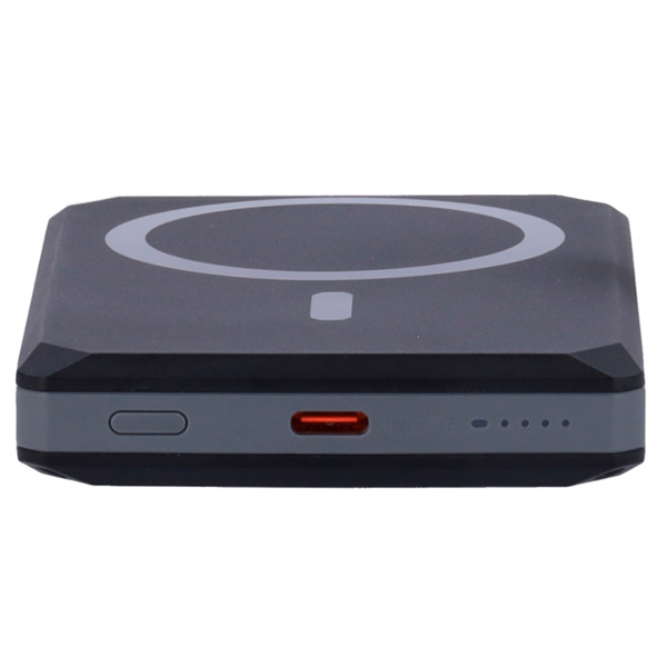 VEGER VG-W0582 Power Bank con wallet magnético - Capacidad 5000mAh - Entrada USB-C - Salidas USB-C  e inalámbrica - Certificado (5)